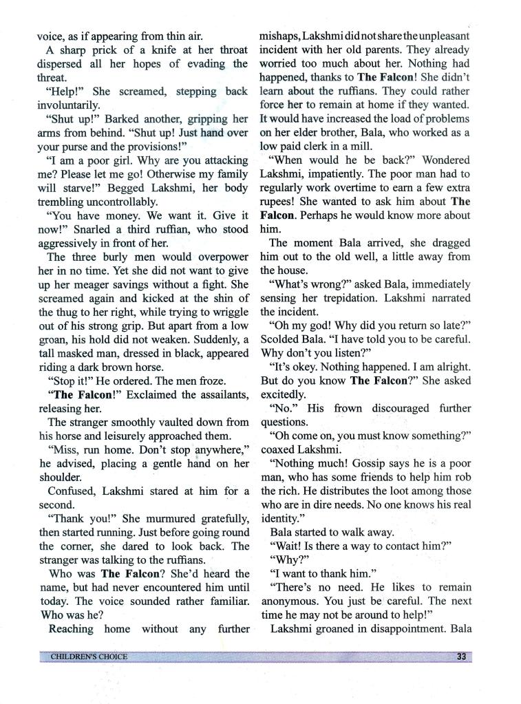 The Falcon - Children's Choice - PG 2